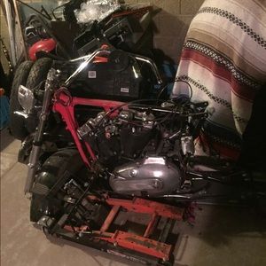 1976 Harley Davidson iron head horse